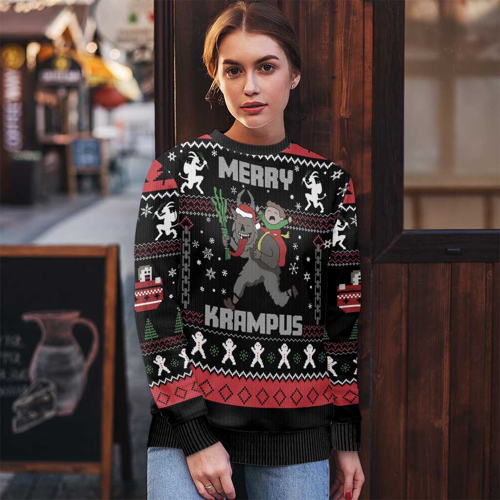 Merry Krampus Ugly Christmas Sweater Christmas Gifts - Wonder Print Shop