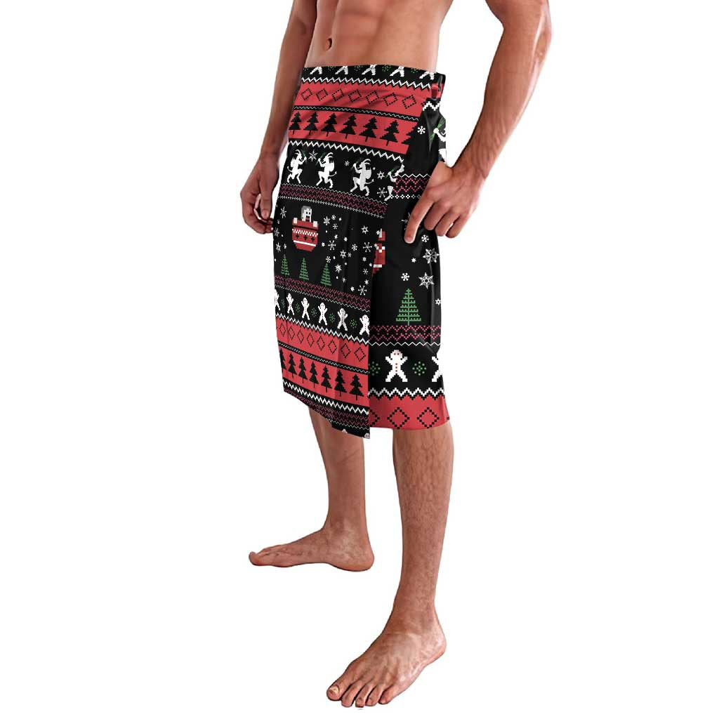 Merry Krampus Lavalava Christmas Gifts - Wonder Print Shop