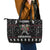 Merry Krampus Leather Tote Bag Christmas Gifts - Wonder Print Shop