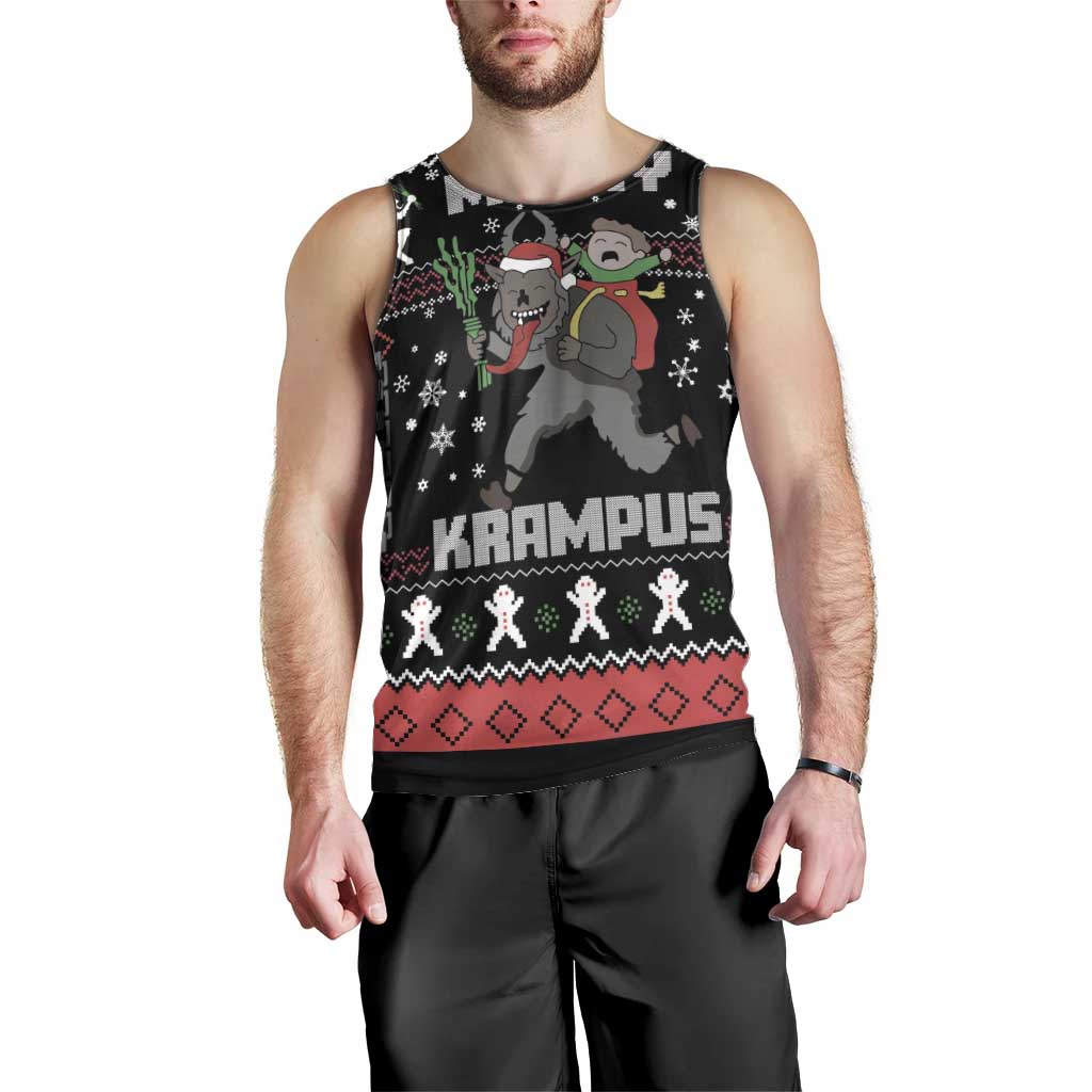 Merry Krampus Men Tank Top Christmas Gifts - Wonder Print Shop