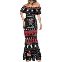 Merry Krampus Mermaid Dress Christmas Gifts - Wonder Print Shop
