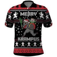 Merry Krampus Polo Shirt Christmas Gifts - Wonder Print Shop