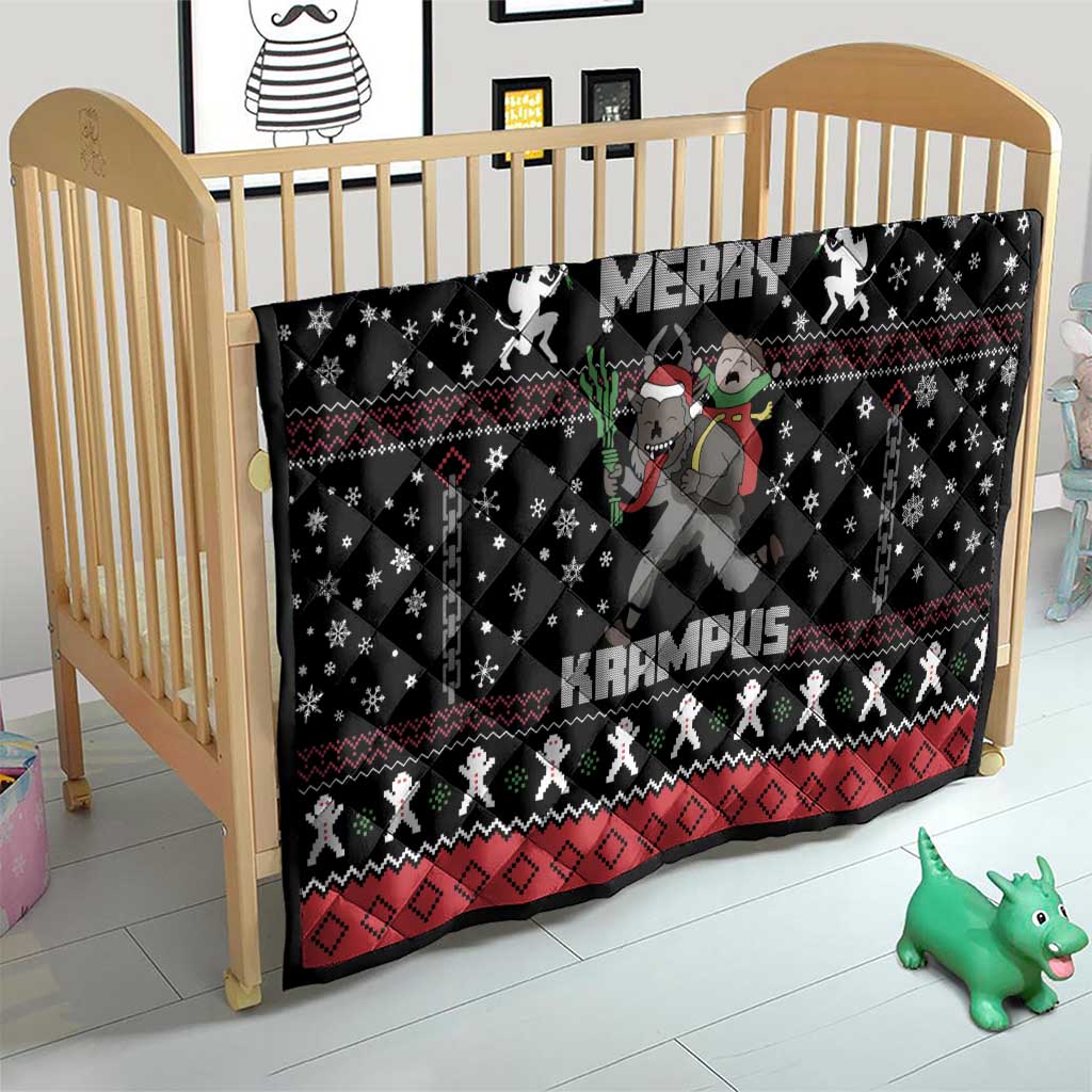 Merry Krampus Quilt Christmas Gifts - Wonder Print Shop