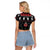 Merry Krampus Raglan Cropped T Shirt Christmas Gifts - Wonder Print Shop
