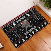 Merry Krampus Rubber Doormat Christmas Gifts - Wonder Print Shop