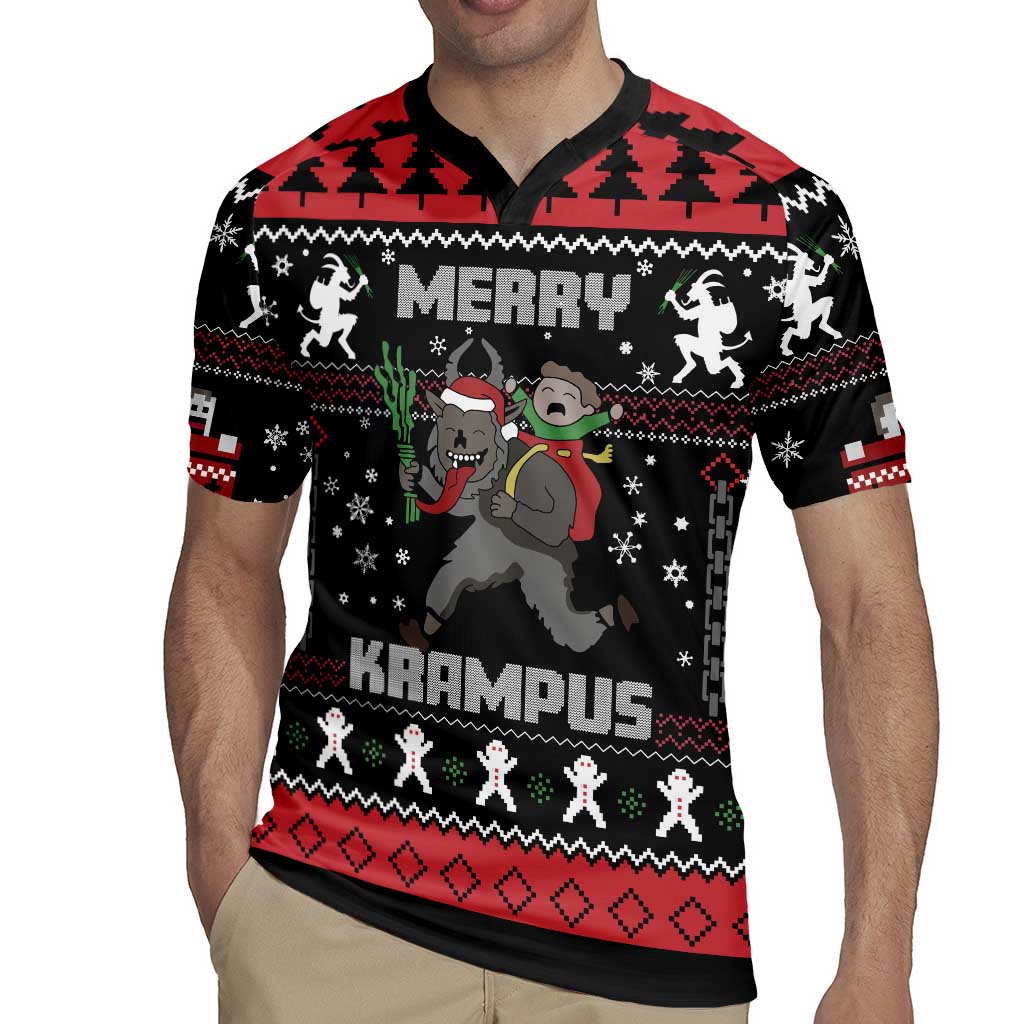 Merry Krampus Rugby Jersey Christmas Gifts - Wonder Print Shop