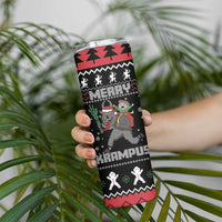 Merry Krampus Skinny Tumbler Christmas Gifts - Wonder Print Shop