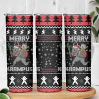 Merry Krampus Skinny Tumbler Christmas Gifts - Wonder Print Shop