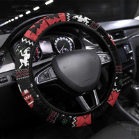 Merry Krampus Steering Wheel Cover Christmas Gifts - Wonder Print Shop