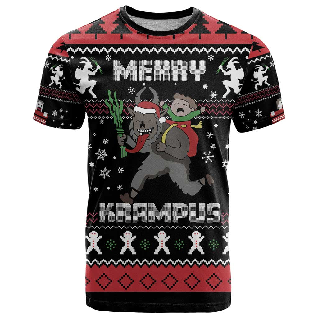 Merry Krampus T Shirt Christmas Gifts - Wonder Print Shop