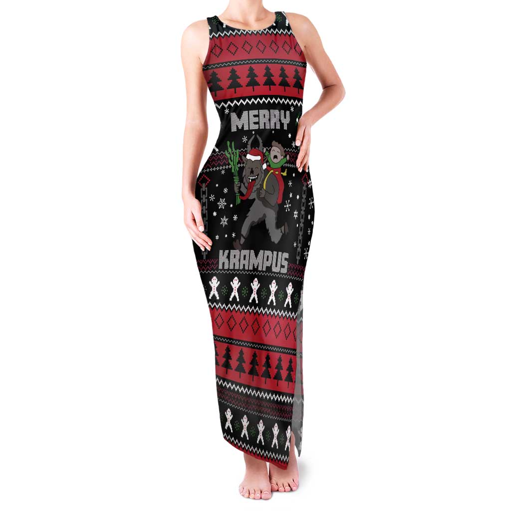 Merry Krampus Tank Maxi Dress Christmas Gifts - Wonder Print Shop