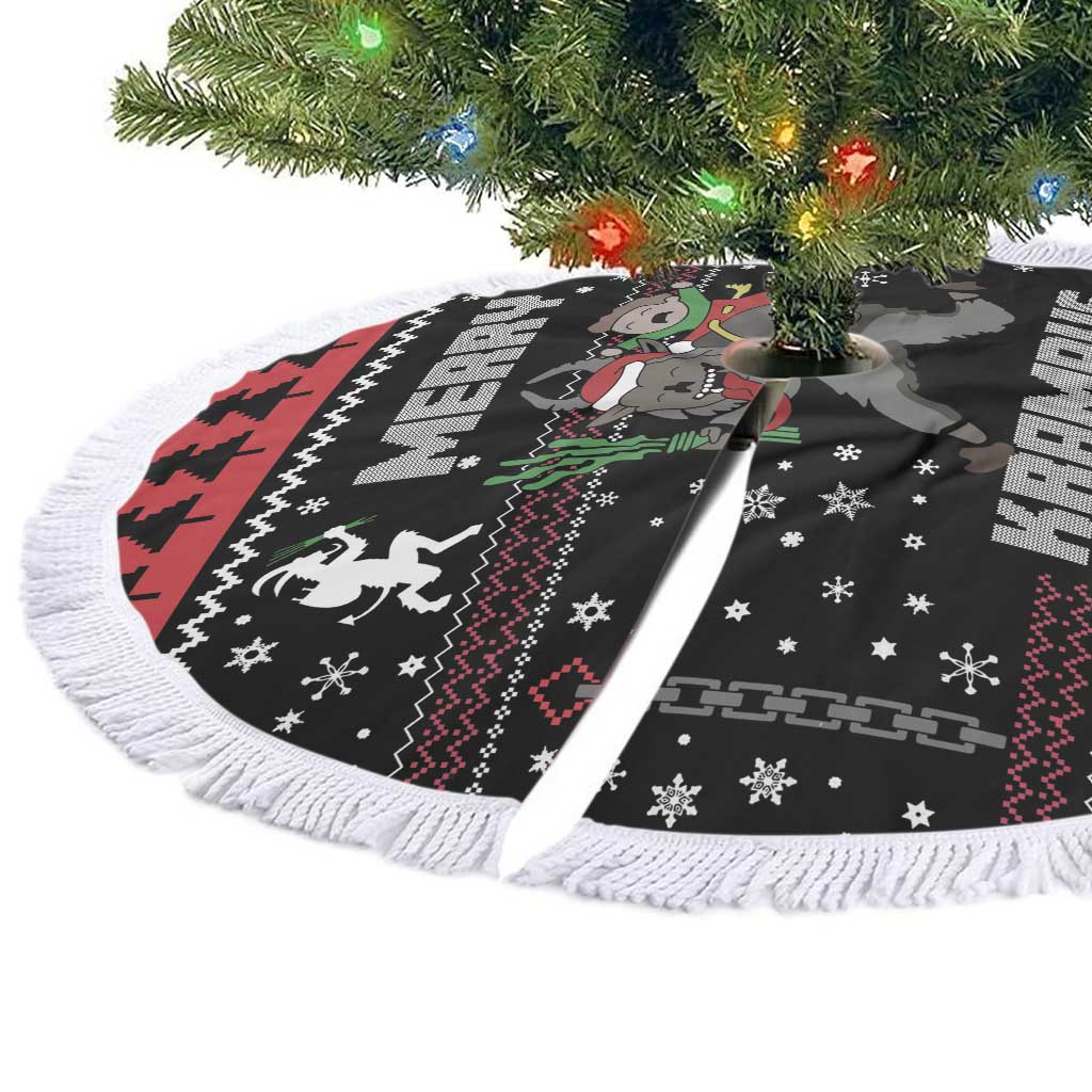 Merry Krampus Tree Skirt Christmas Gifts - Wonder Print Shop