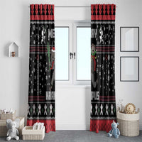 Merry Krampus Window Curtain Christmas Gifts - Wonder Print Shop