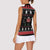 Merry Krampus Women Sleeveless Polo Shirt Christmas Gifts - Wonder Print Shop