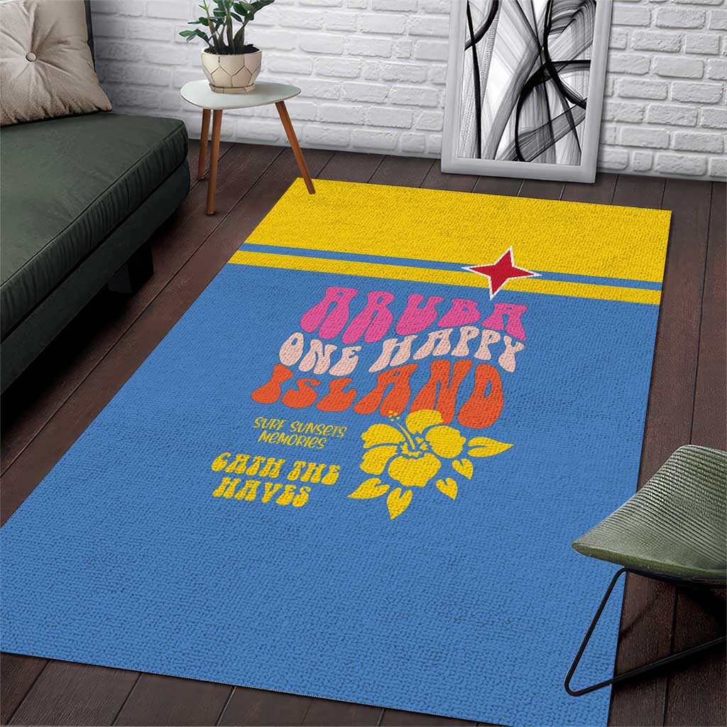 Aruba Area Rug One Happy Island 2025 - Wonder Print Shop
