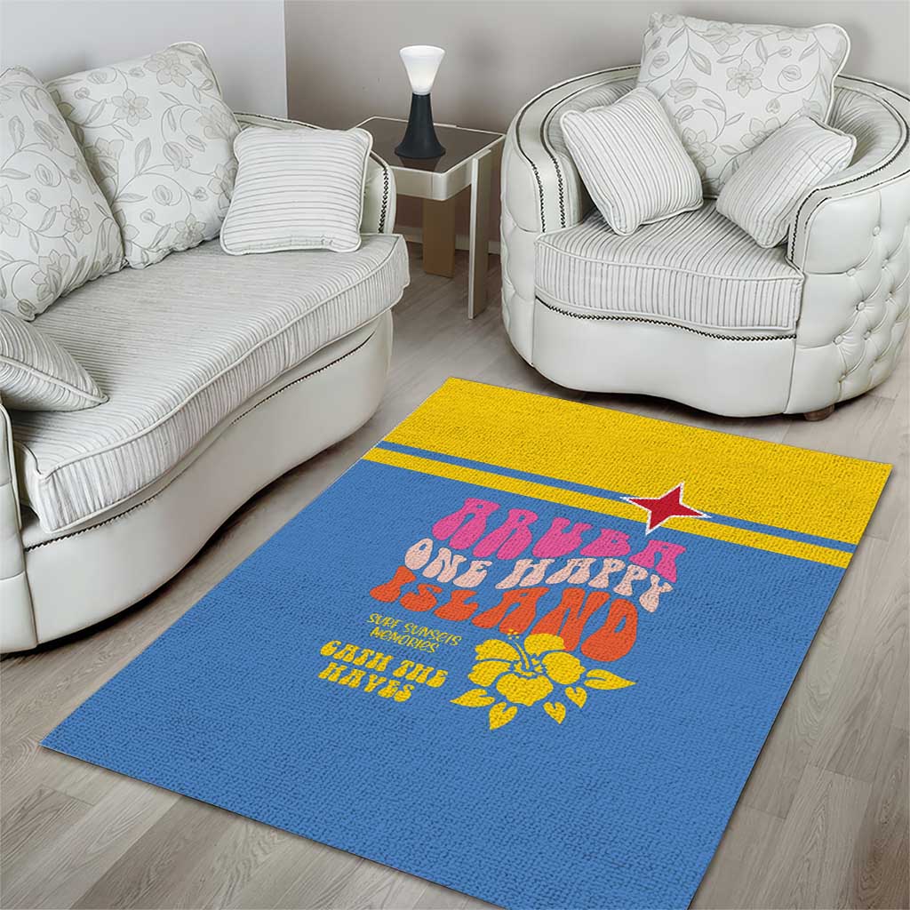 Aruba Area Rug One Happy Island 2025 - Wonder Print Shop