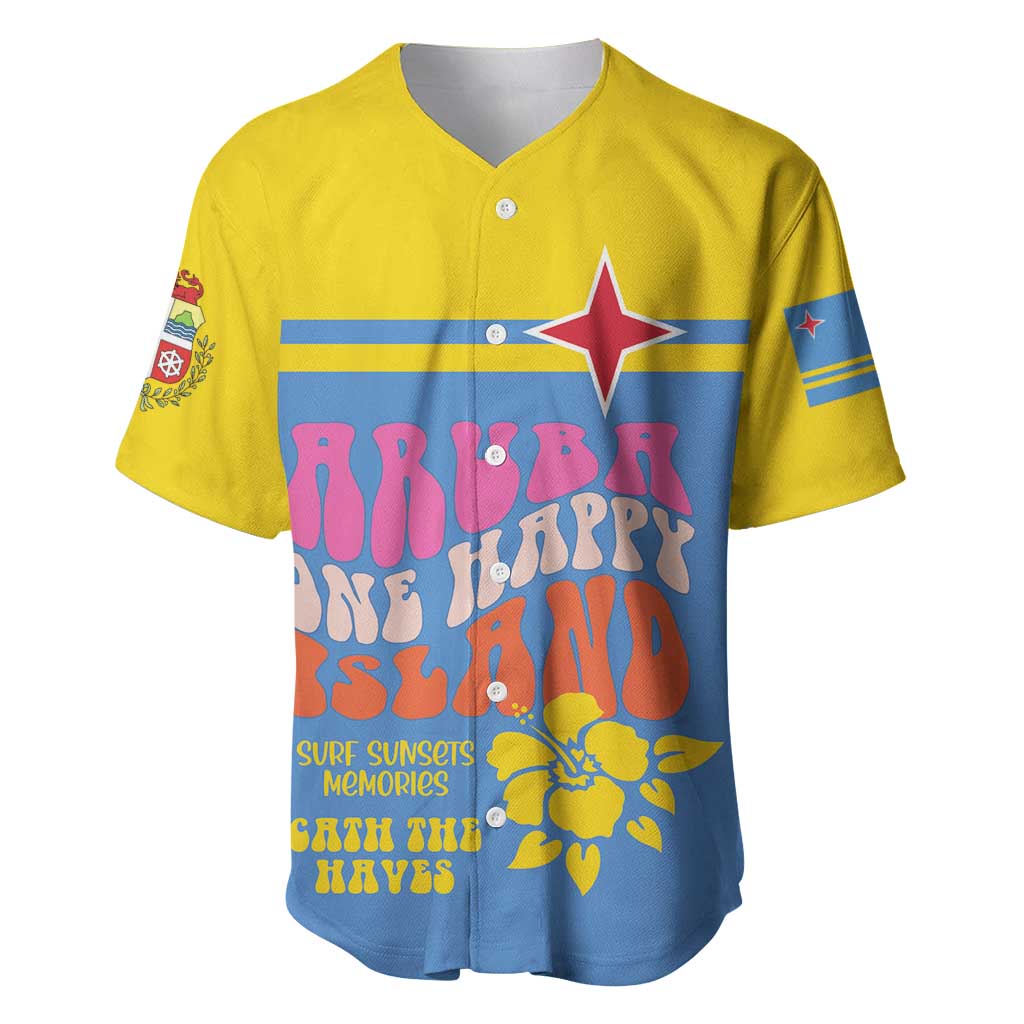 Aruba Baseball Jersey One Happy Island 2025 - Wonder Print Shop