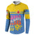 Aruba Button Sweatshirt One Happy Island 2025 - Wonder Print Shop
