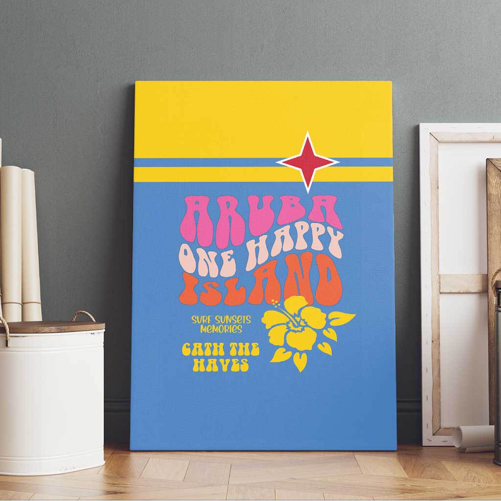 Aruba Canvas Wall Art One Happy Island 2025 - Wonder Print Shop