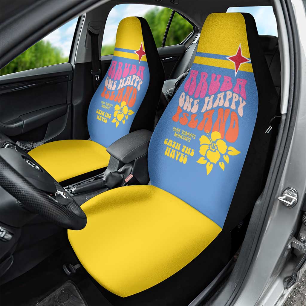 Aruba Car Seat Cover One Happy Island 2025 - Wonder Print Shop