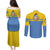 Aruba Couples Matching Puletasi and Long Sleeve Button Shirt One Happy Island 2025 - Wonder Print Shop