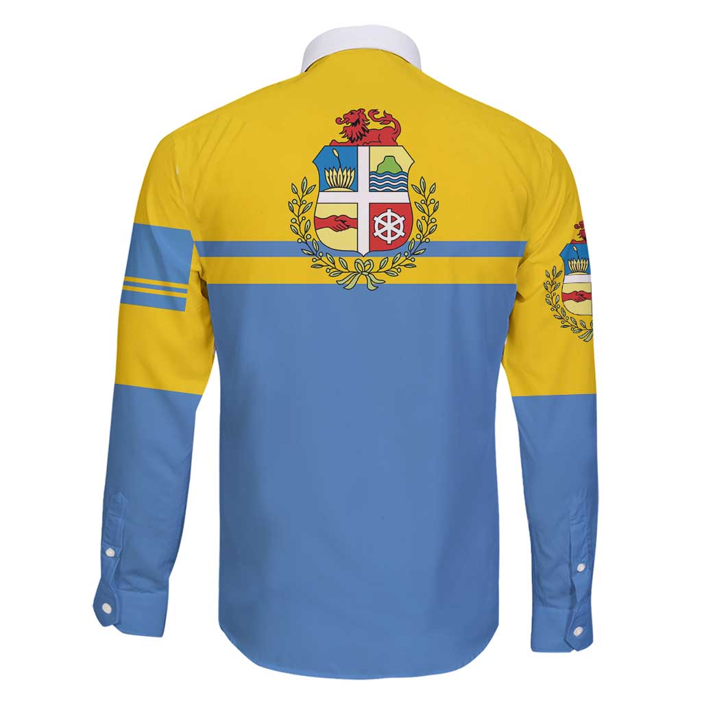 Aruba Family Matching Long Sleeve Bodycon Dress and Hawaiian Shirt One Happy Island 2025 - Wonder Print Shop