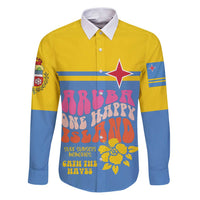 Aruba Family Matching Puletasi and Hawaiian Shirt One Happy Island 2025 - Wonder Print Shop