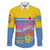 Aruba Family Matching Puletasi and Hawaiian Shirt One Happy Island 2025 - Wonder Print Shop