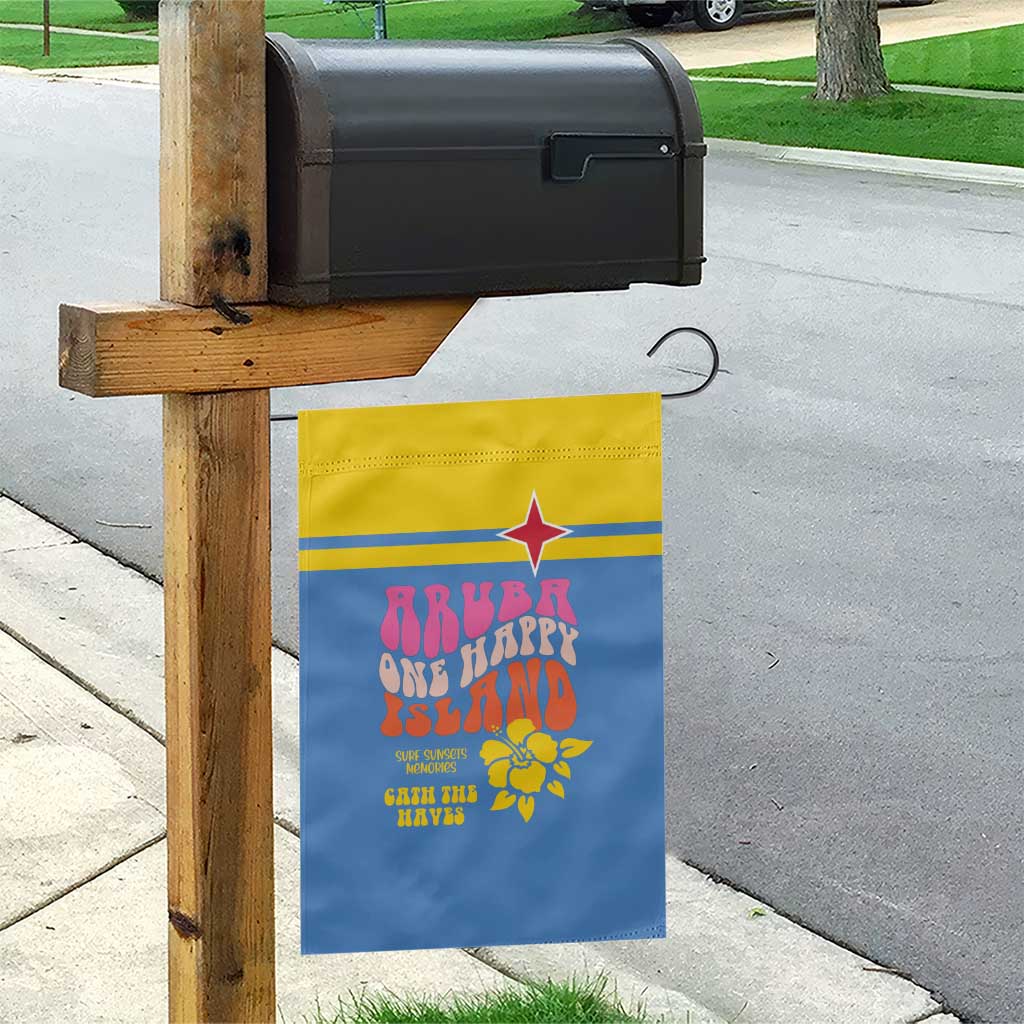 Aruba Garden Flag One Happy Island 2025 - Wonder Print Shop