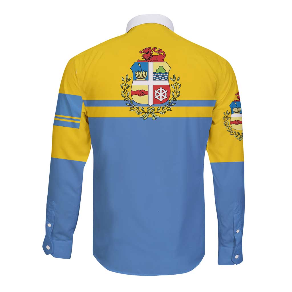 Aruba Long Sleeve Button Shirt One Happy Island 2025 - Wonder Print Shop