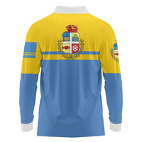 Aruba Long Sleeve Polo Shirt One Happy Island 2025 - Wonder Print Shop