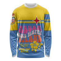 Aruba Long Sleeve Shirt One Happy Island 2025 - Wonder Print Shop