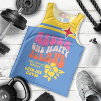 Aruba Men Tank Top One Happy Island 2025 - Wonder Print Shop