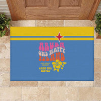Aruba Rubber Doormat One Happy Island 2025 - Wonder Print Shop