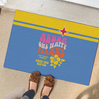 Aruba Rubber Doormat One Happy Island 2025 - Wonder Print Shop