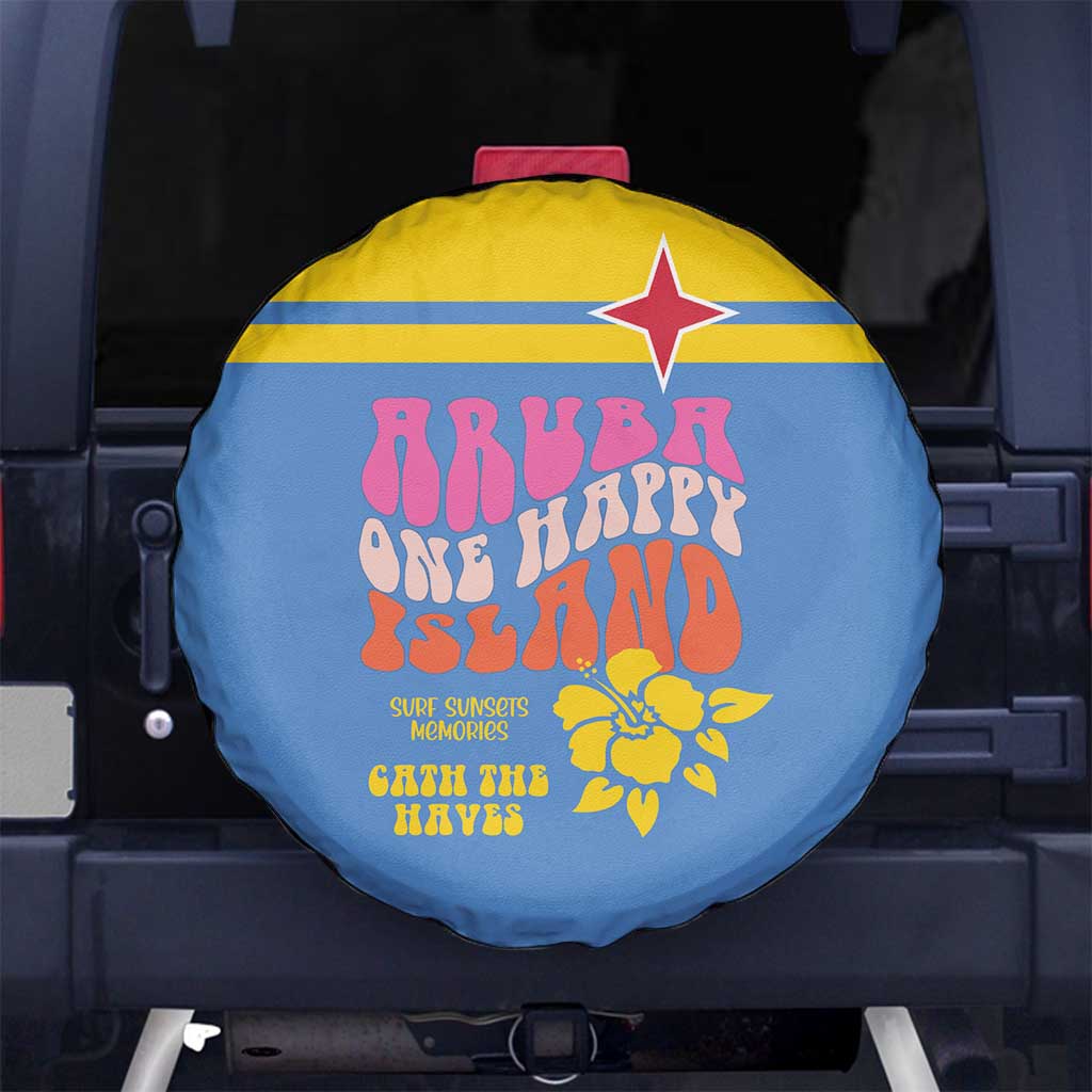 Aruba Spare Tire Cover One Happy Island 2025 - Wonder Print Shop