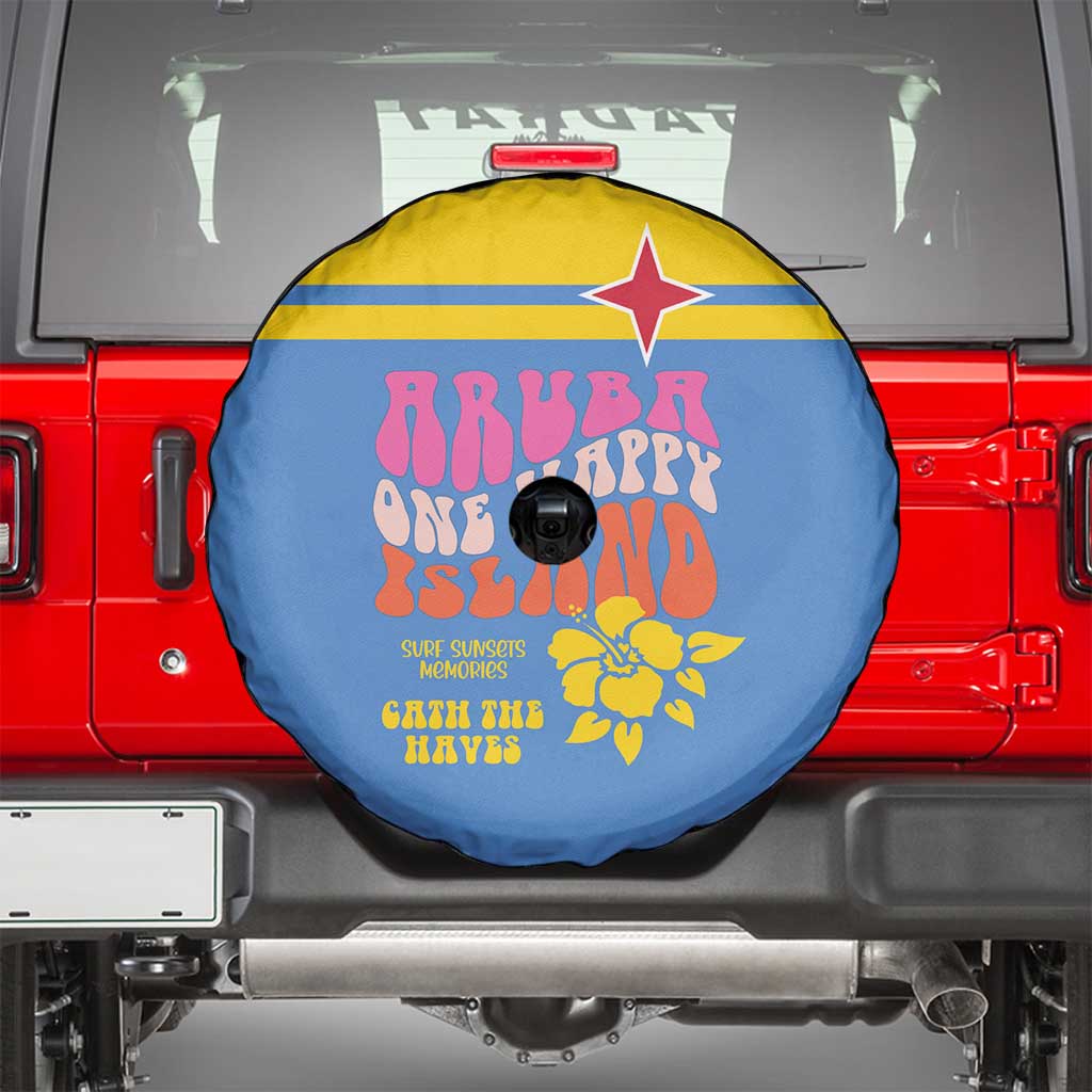 Aruba Spare Tire Cover One Happy Island 2025 - Wonder Print Shop