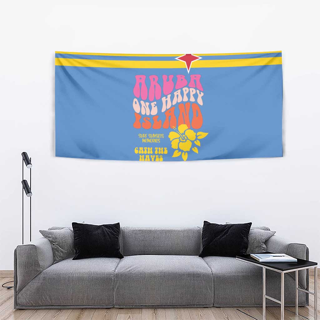 Aruba Tapestry One Happy Island 2025 - Wonder Print Shop