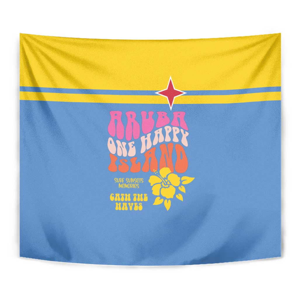 Aruba Tapestry One Happy Island 2025 - Wonder Print Shop
