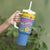 Aruba Tumbler With Handle One Happy Island 2025 - Wonder Print Shop