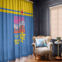 Aruba Window Curtain One Happy Island 2025 - Wonder Print Shop