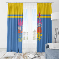 Aruba Window Curtain One Happy Island 2025 - Wonder Print Shop