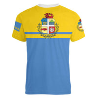 Aruba Women V-Neck T-Shirt One Happy Island 2025 - Wonder Print Shop