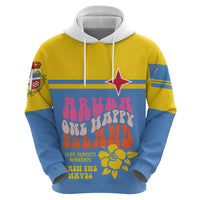 Aruba Zip Hoodie One Happy Island 2025 - Wonder Print Shop