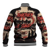 Together We Stand Baseball Jacket African American - Wonder Print Shop