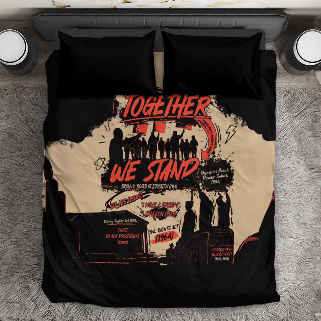 Together We Stand Bedding Set African American - Wonder Print Shop