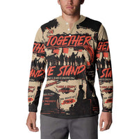 Together We Stand Button Sweatshirt African American - Wonder Print Shop