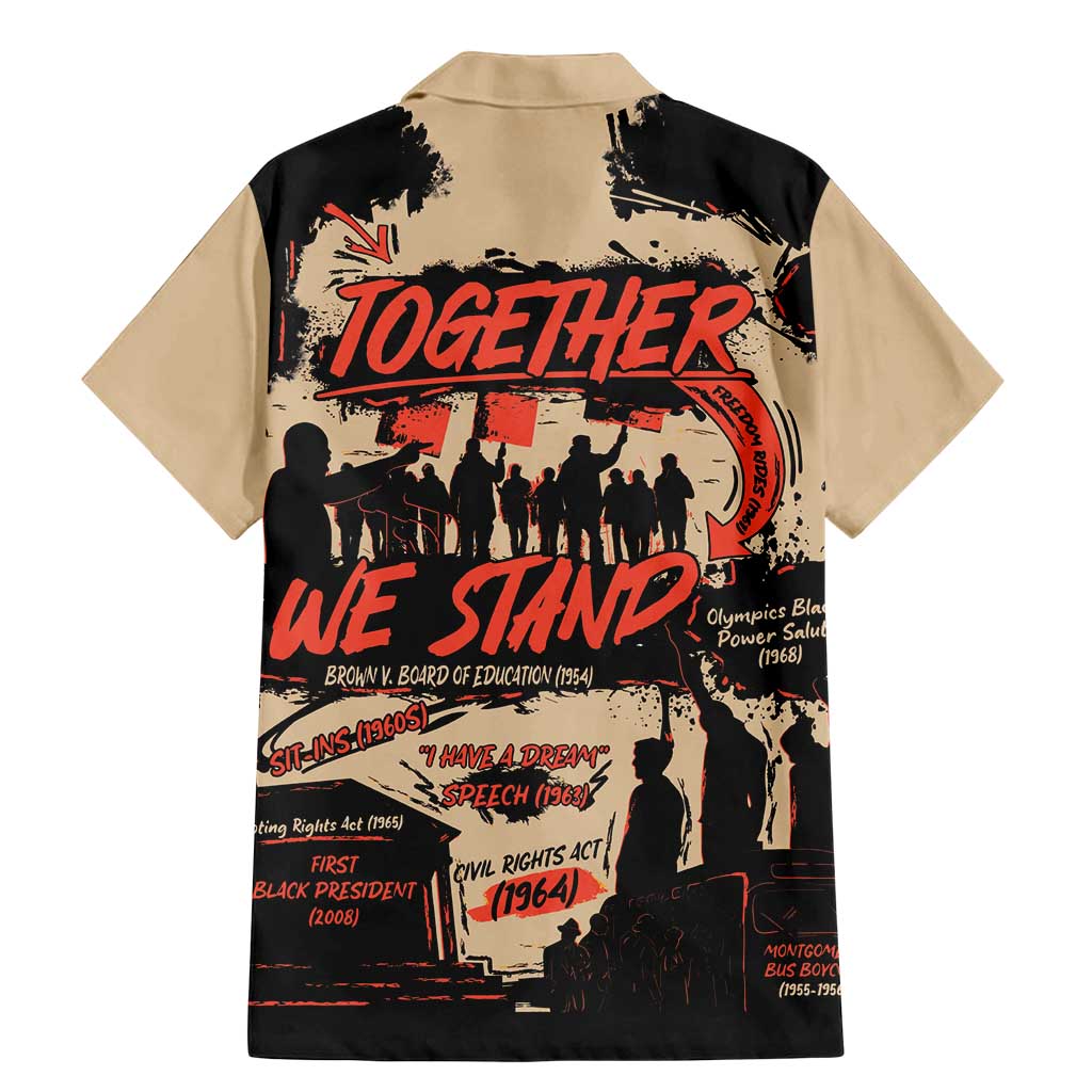 Together We Stand Family Matching Mermaid Dress and Hawaiian Shirt African American - Wonder Print Shop