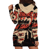 Together We Stand Hoodie Dress African American - Wonder Print Shop