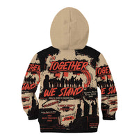 Together We Stand Kid Hoodie African American - Wonder Print Shop